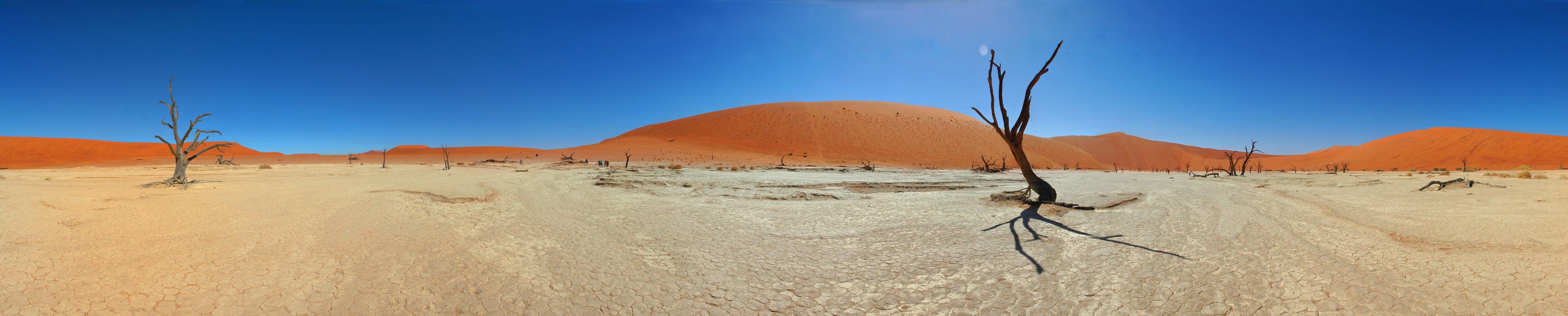360° panorama of the Namibian dunes